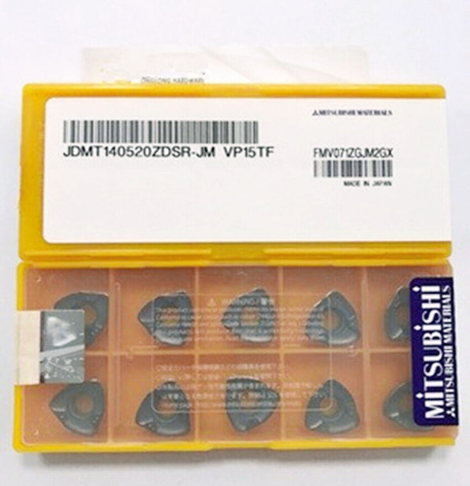 10PCS Mitsubishi JDMT140520ZDSR-JM VP15TF Carbide Inserts - MITSUBISHI