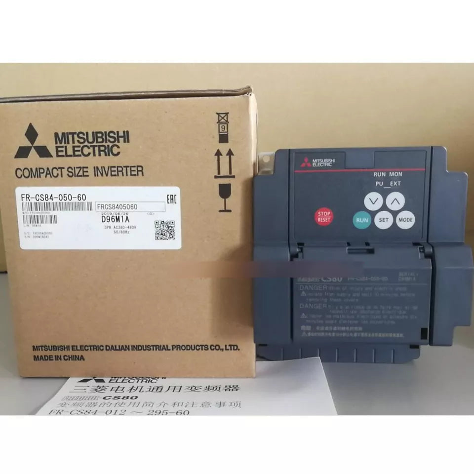 Mitsubishi Electric FR-CS84-050-60 Inverter, High-Efficiency AC Motor Inverter, 480V to 380V Conversion, 50Hz to 60Hz, 84HP, 2000W - MITSUBISHI ELECTRIC CORPORATION