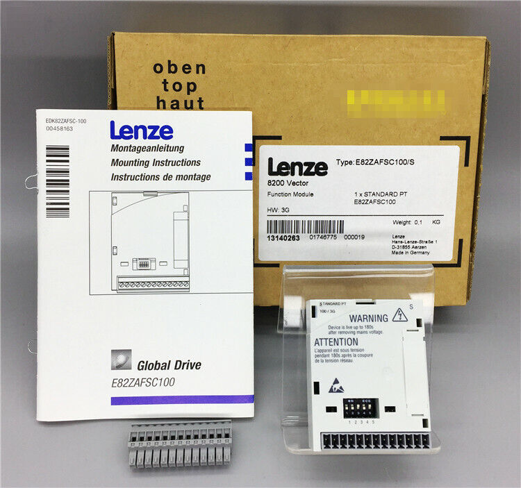 new 1PC Lenz inverter IO terminal module E82ZAFSC100 S Lenze8200 series - LENZE