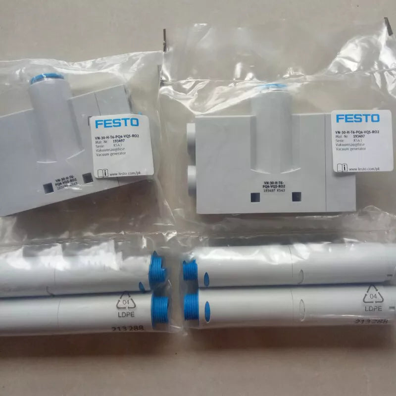 new Festo VN-30-H-T6-PQ4-VQ5-RO2 193497 Vacuum Generator One - FESTO