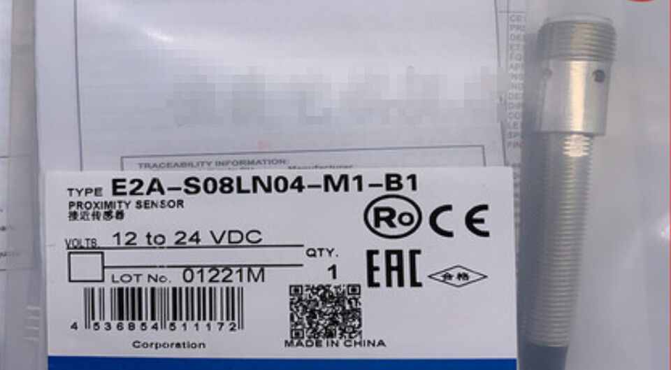 new Omron E2A-S08LN04-M1-B1 Proximity Sensor One E2AS08LN04M1B1 - OMRON