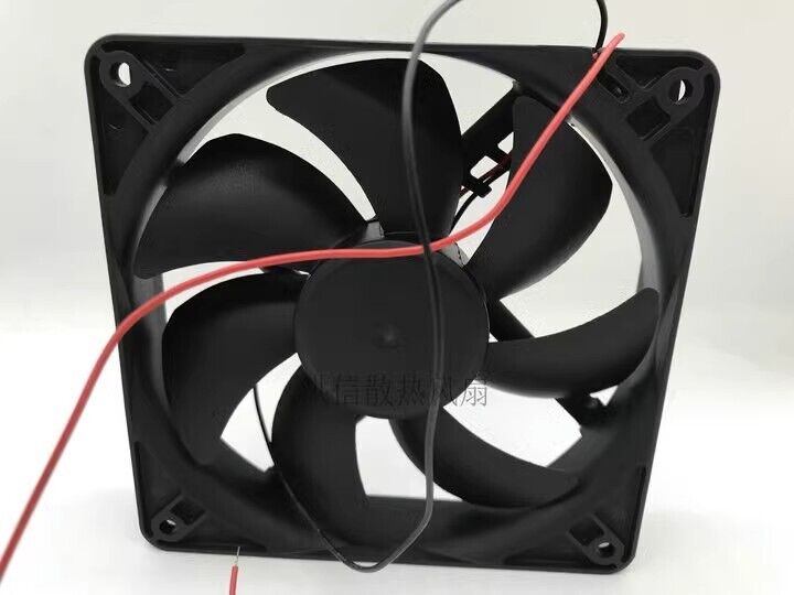 new 1 PCS fan 12cm 2 wire cooling fan EEC0252B1-000U-A99 DC24V 5.0W 12025 - PLC