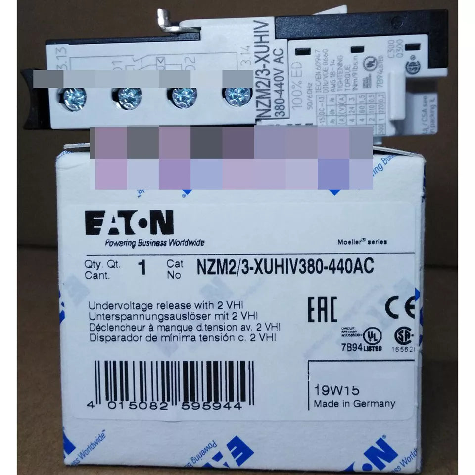 new 1PC Eaton Moeller NZM2/3-XUHIV380-440AC Circuit Breaker - EATON MOELLER