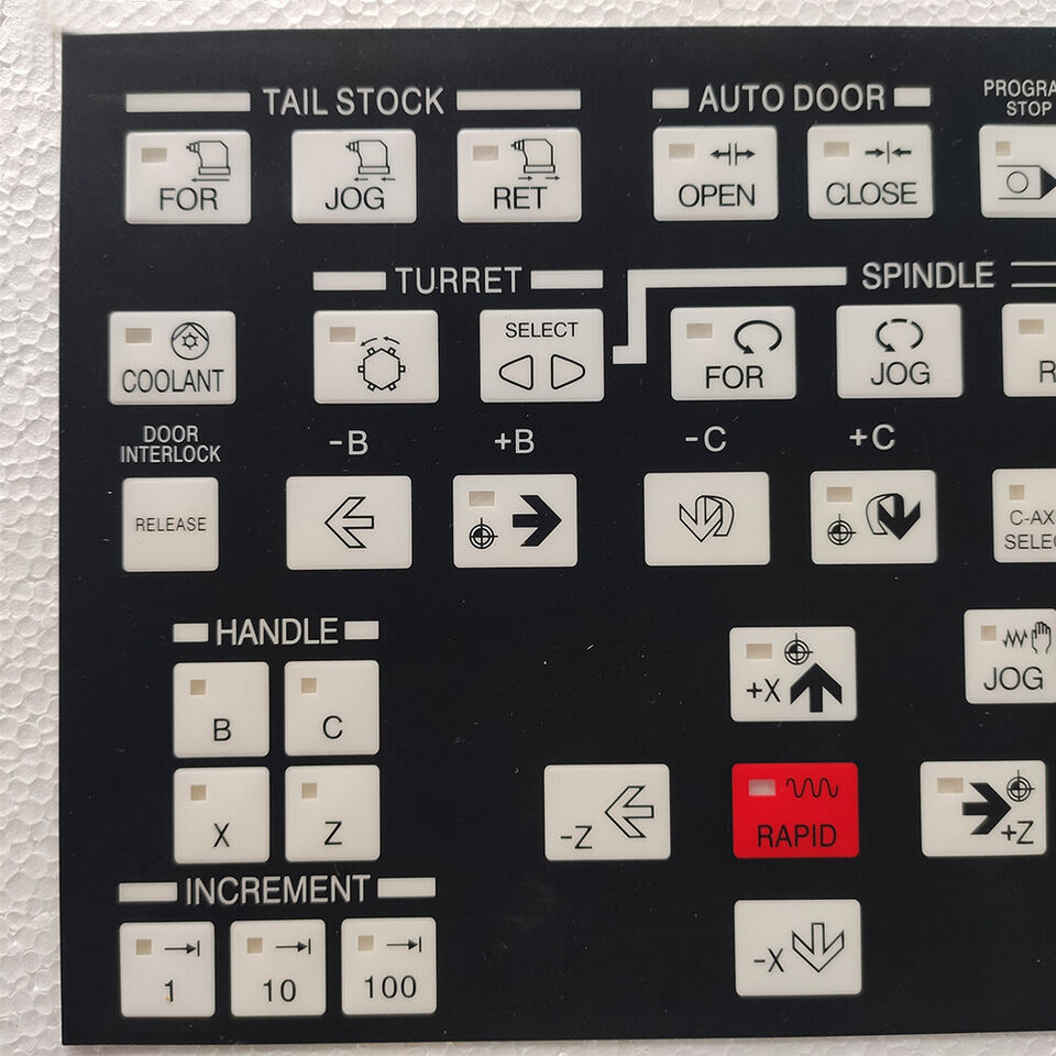 new For Hyundai Kia Wia Kiaturn SKT CNC Lathe Operating Membrane Key Film Overlay - HYUNDAI KIA