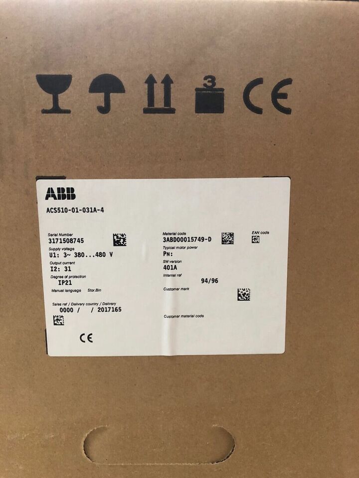 ABB ACS510-01-031A-4 Inverter Model - ABB