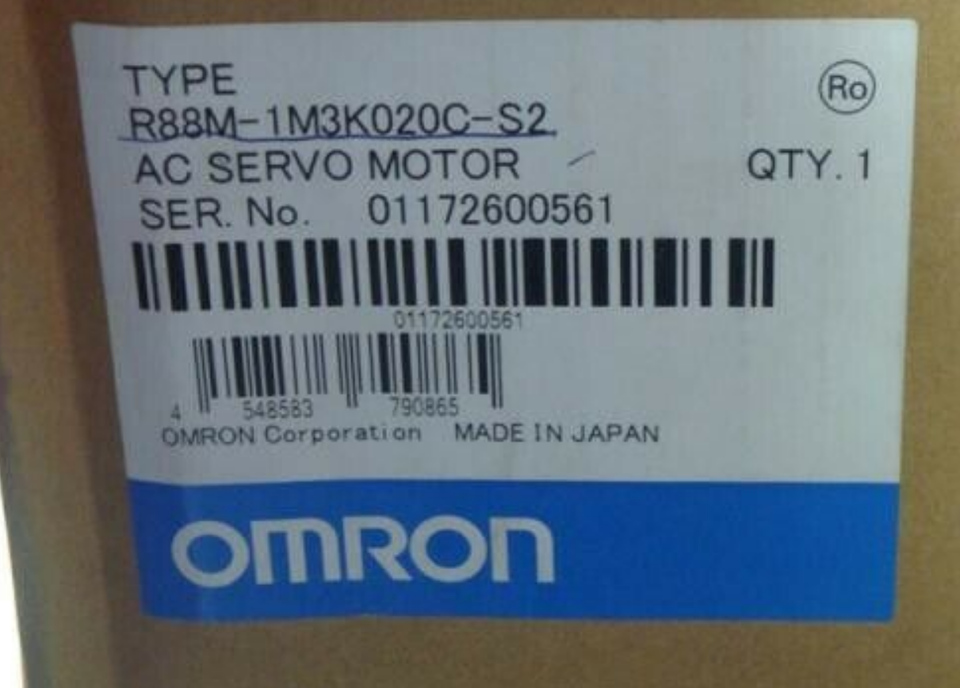 new One OMRON R88M-1M3K020C-S2 Servo Motor R88M1M3K020CS2 ping - OMRON