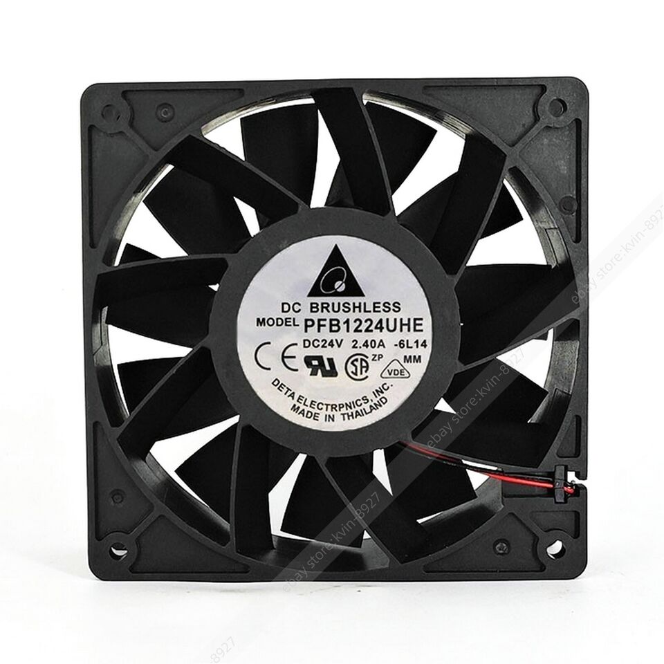 new 1PC Delta PFB1224UHE 24V 2.40A 12CM 5500RPM 2-Wire Cooling Fan - DELTA