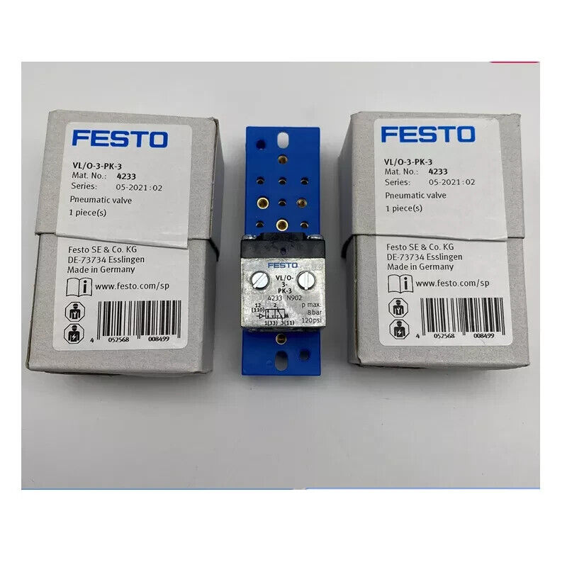 FESTO VL/O3PK3 Pneumatic Valve for PLC Systems - FESTO