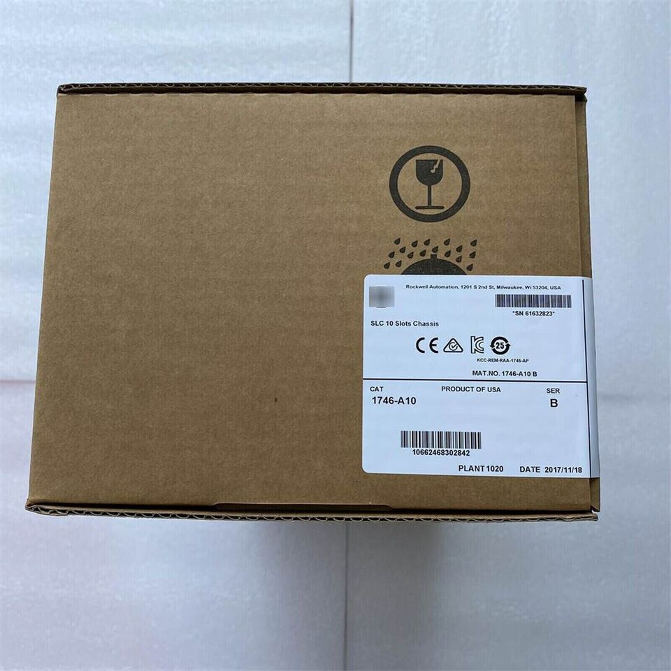 new Allen Bradley 1746-A10 SLC-500 PLC Chassis/Rack10 Slots Module 1746A10