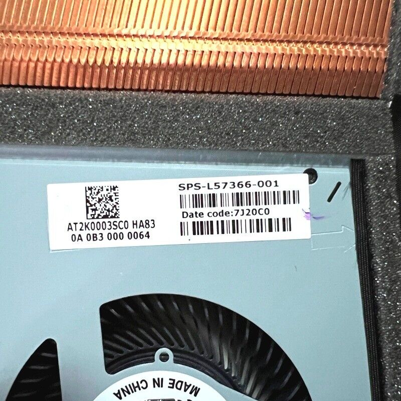 new 1PC L57366-001 For Omen 17-CB TPN-C144 CPU Cooling FAN Heatsink - KOEED