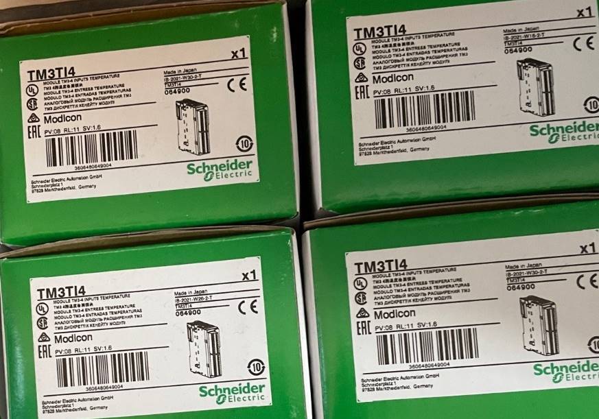 new Schneider TM3TI4 PLC Module ping One - SCHNEIDER