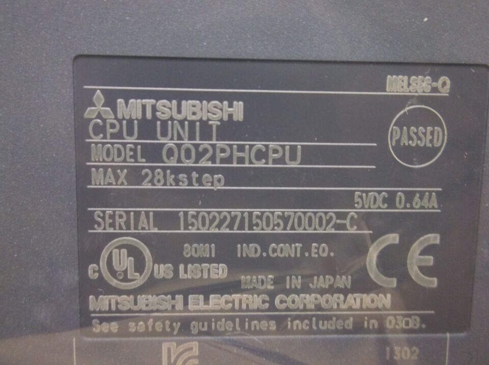 new Mitsubishi Q02PHCPU CPU Module 1PC ping - MITSUBISHI