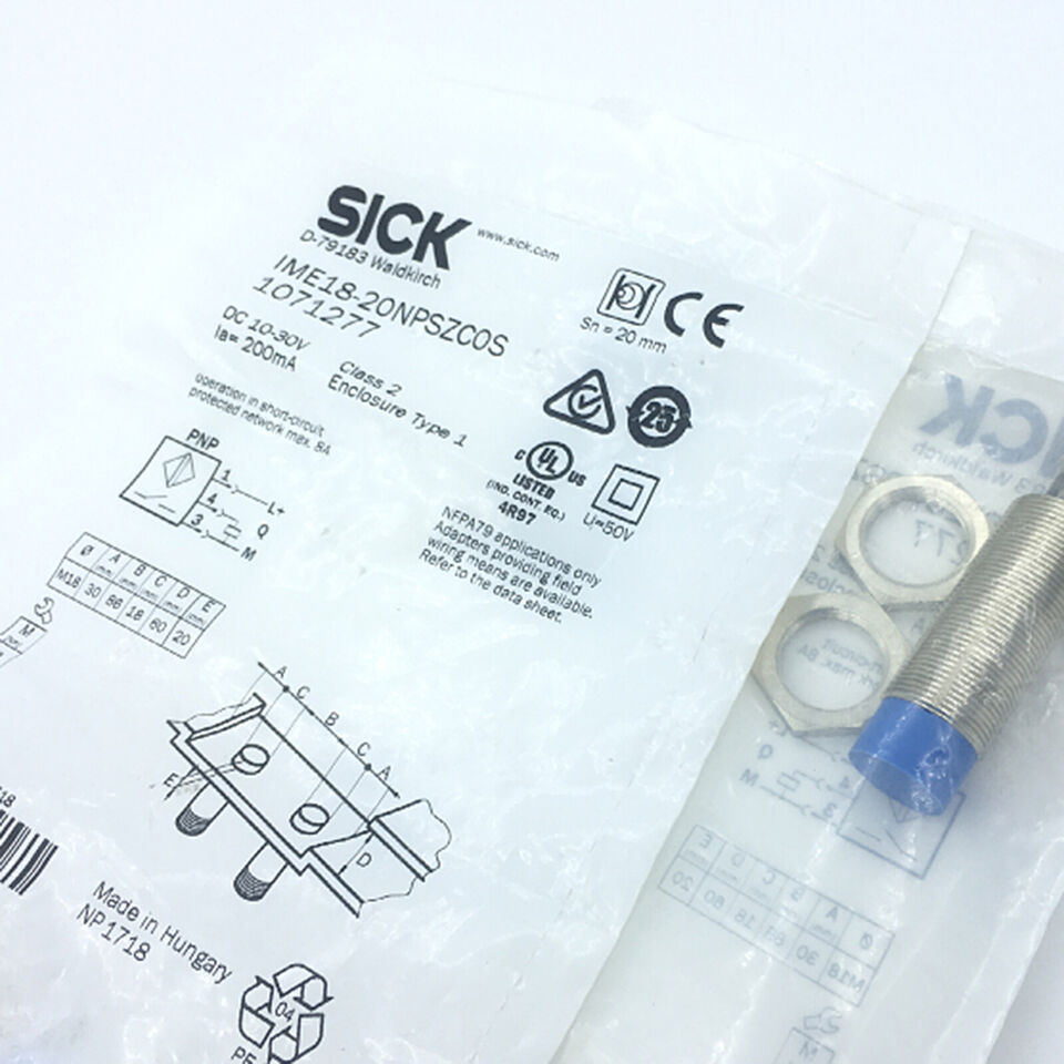 Inductive Proximity Sensors - Sick IME18-20NPSZC0S - SICK