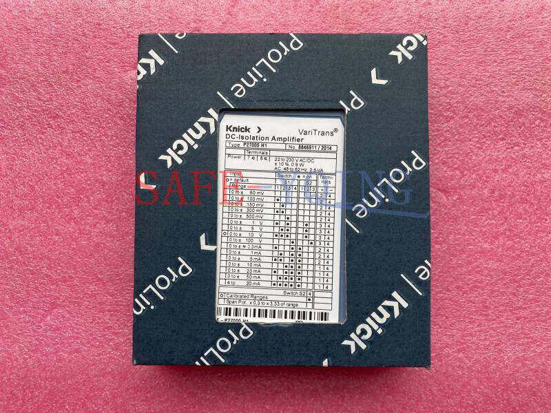 New Knick P27000H1 Isolation Amplifier Module - KNICK