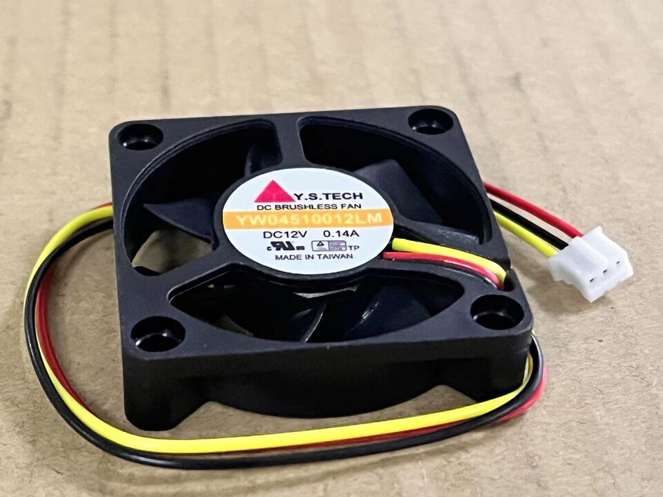 new 1PC Cooling Fan DC 12V 0.14A 45*45*10mm 3 pin YW04510012LM - YUSUN
