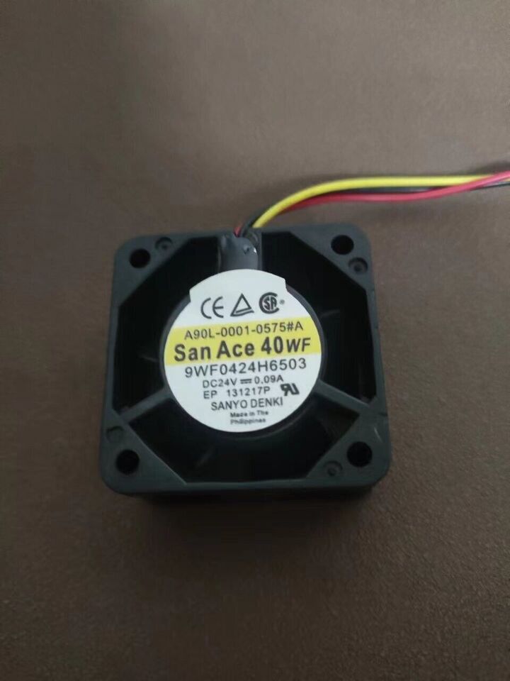 new 1PC 9WF0424H6503 A90L-0001-0575#A 24V 4020 4cm 3pin Sanyo Cooling Fan - SANYO
