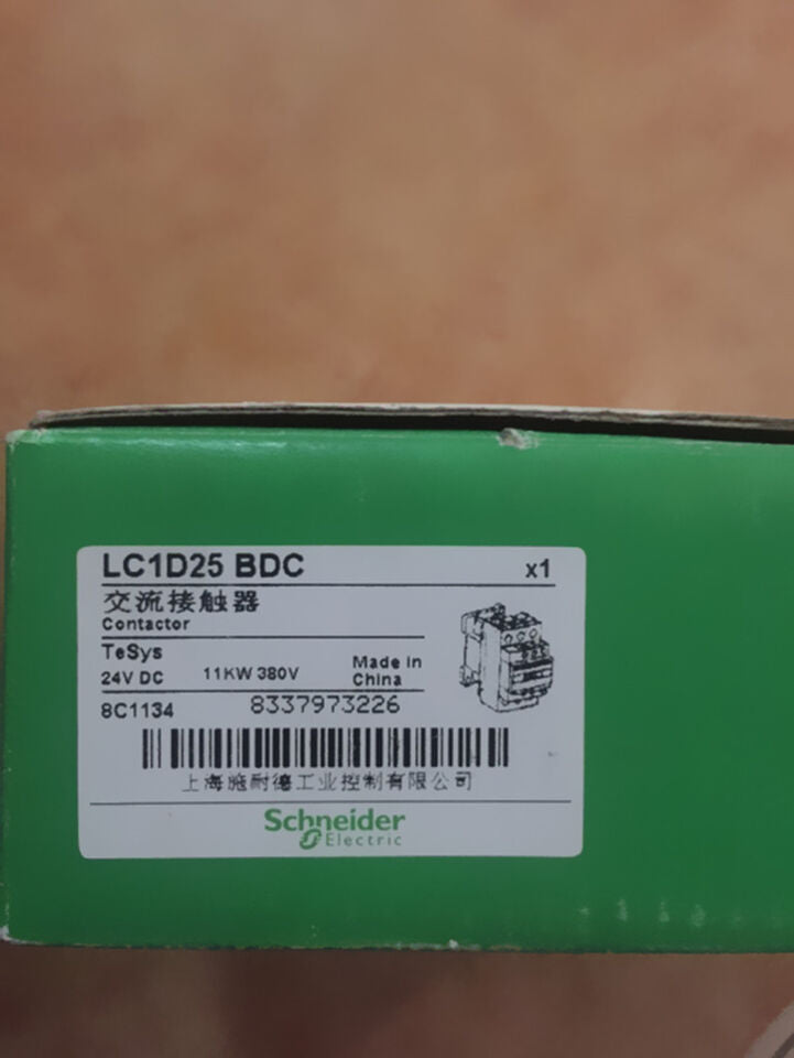 Schneider LC1D25BDC 24DC Contactor In Box - SCHNEIDER