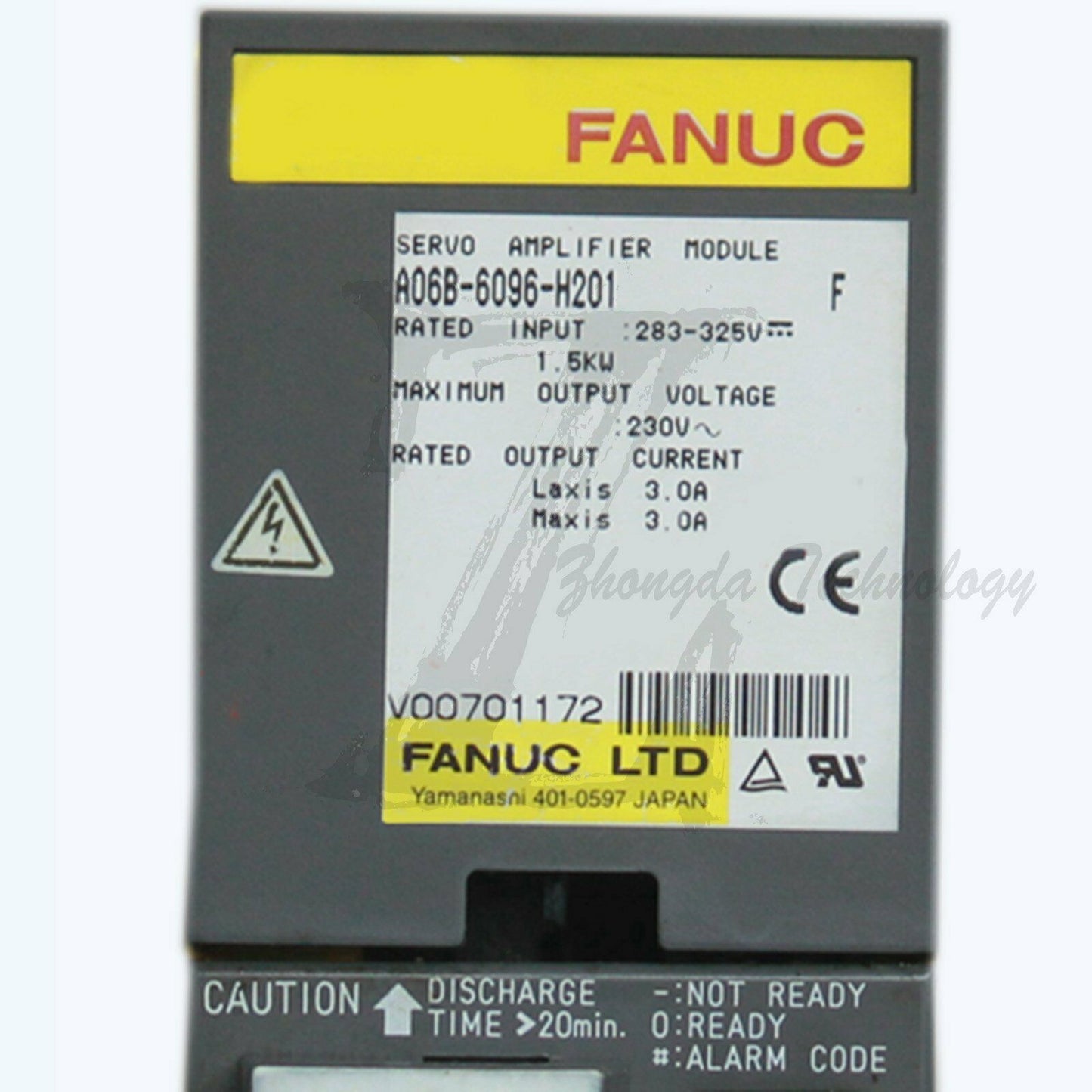 new fanuc a06b-6096-h201 2 axis alpha servo module mdl svm2-12/12 - FANUC