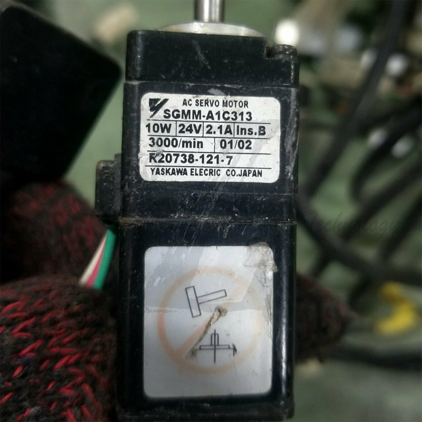 Used Yaskawa servo motor SGMM-A1C313 good test - YASKAWA