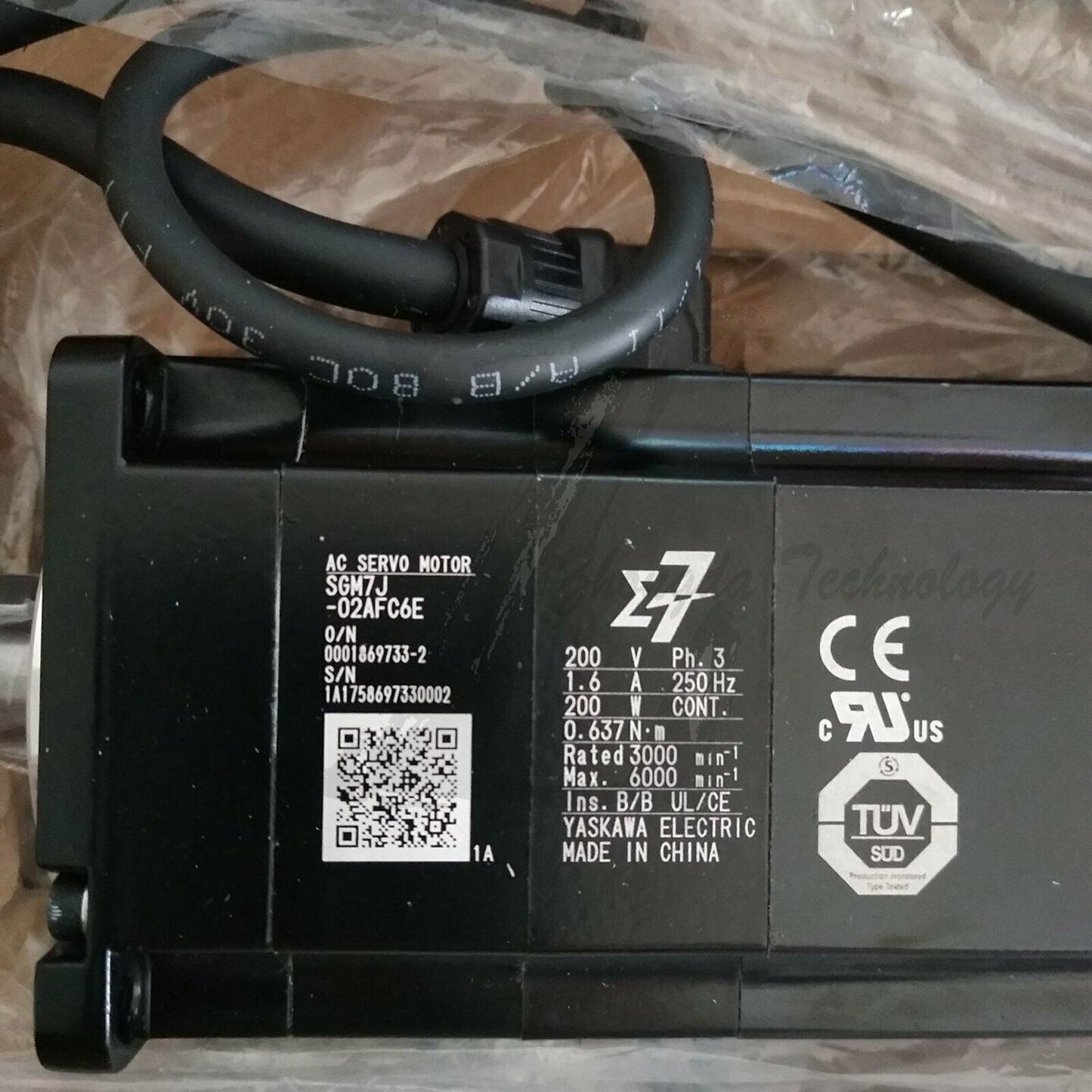 NEW Yaskawa AC Servo Motor SGM7J-02AFC6E - YASKAWA