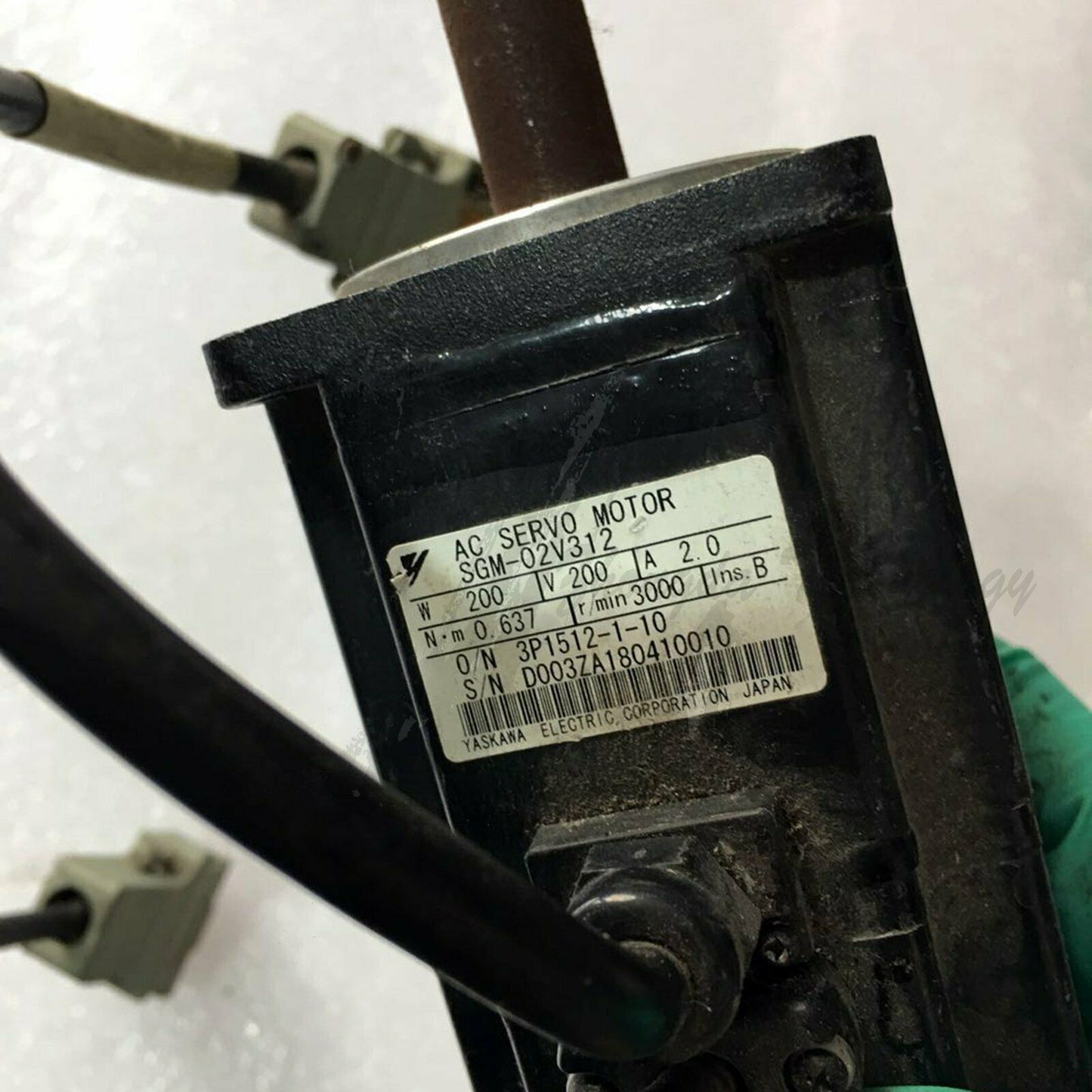 Used Yaskawa AC Servo Motor SGM-02V312 good - YASKAWA