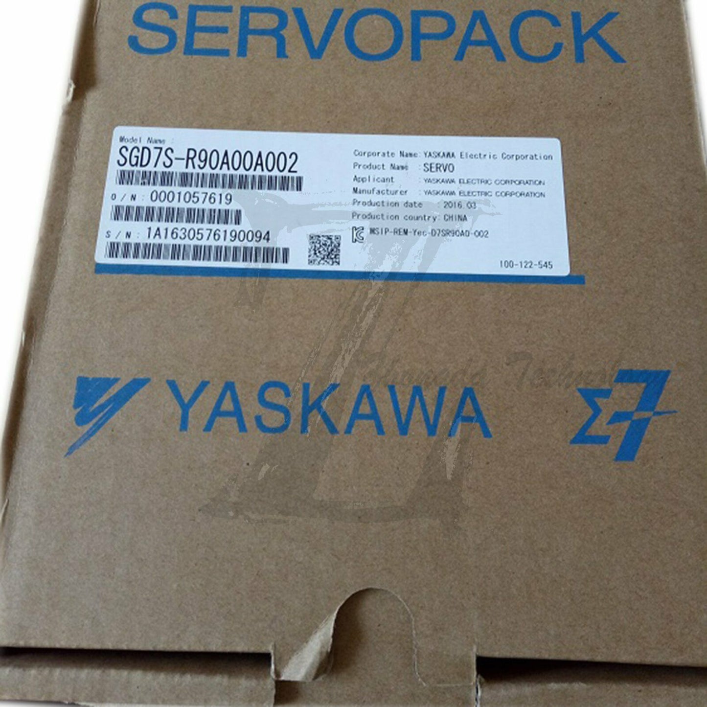 New In Box Yaskawa SGM7J-01AFC6E+SGD7S-R90A00A002 - YASKAWA