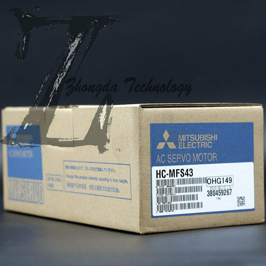 Mitsubishi Servo Motor 0.4 kW 200 V & 400 V 9 A 4500 rpm 1.3 Nm HC-MFS43 - MITSUBISHI