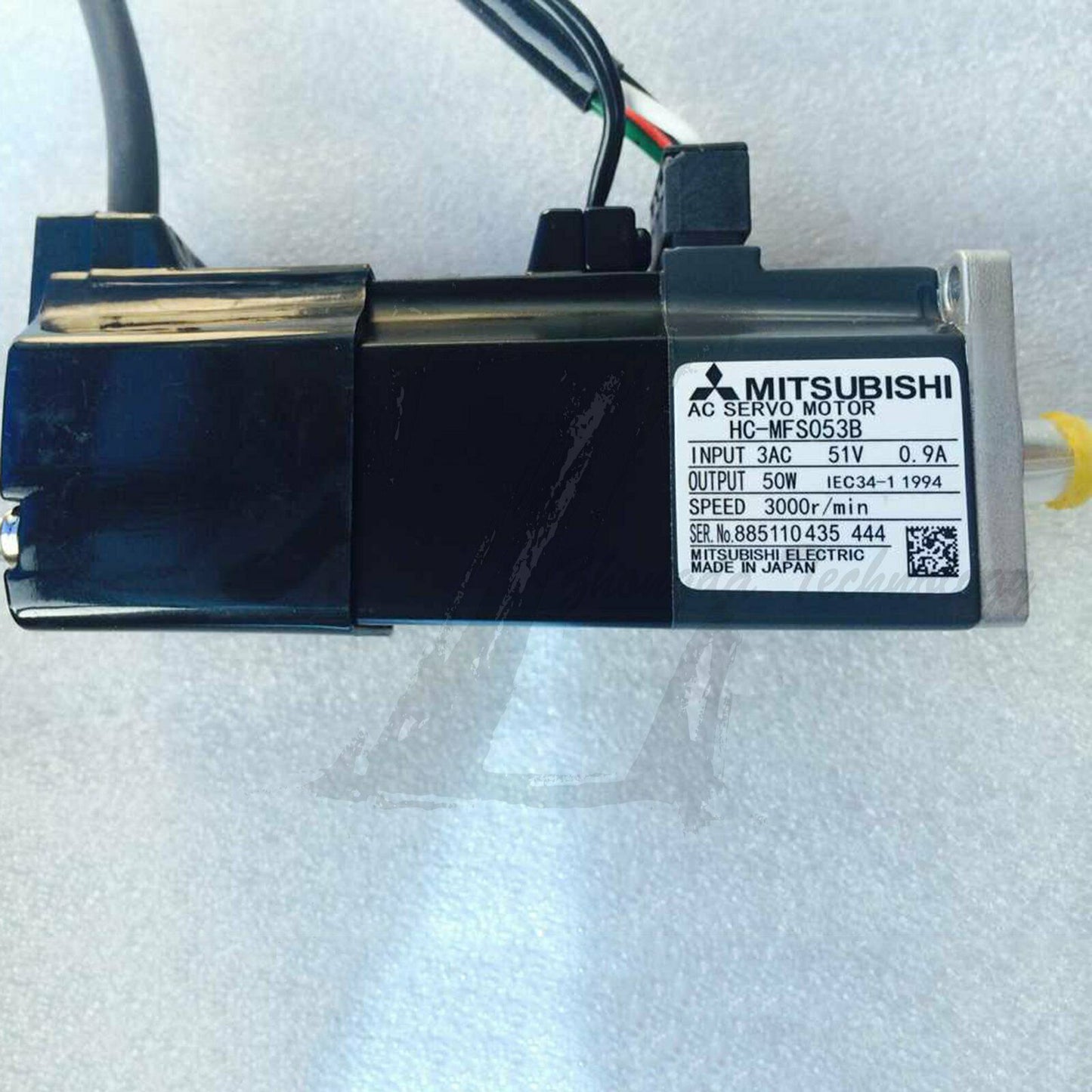 Used Mitsubishi AC Servo Motor HC-MFS053B Tested It in good condition - MITSUBISHI
