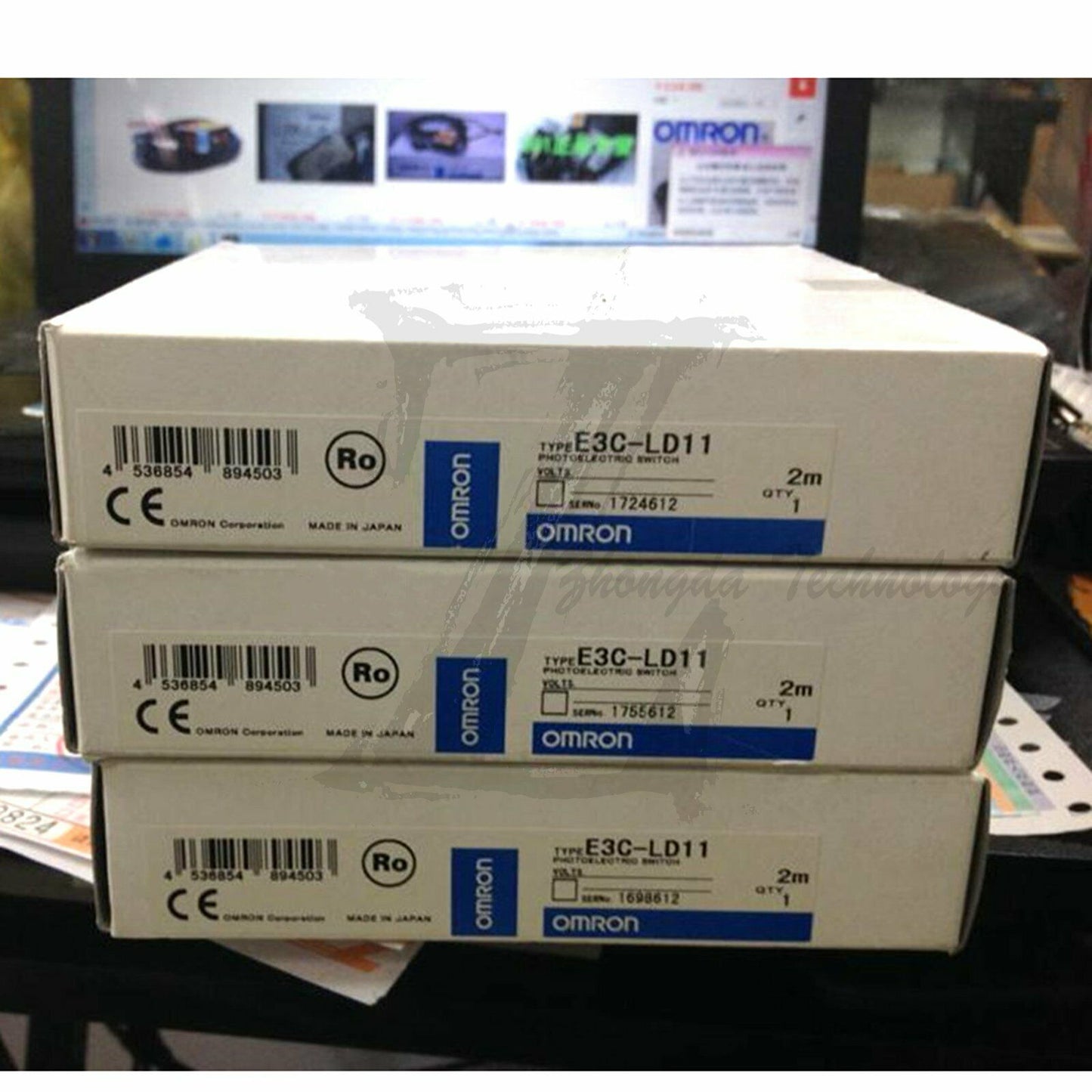 NEW Omron photoelectric sensor E3C-LD11 Quality assurance - OMRON