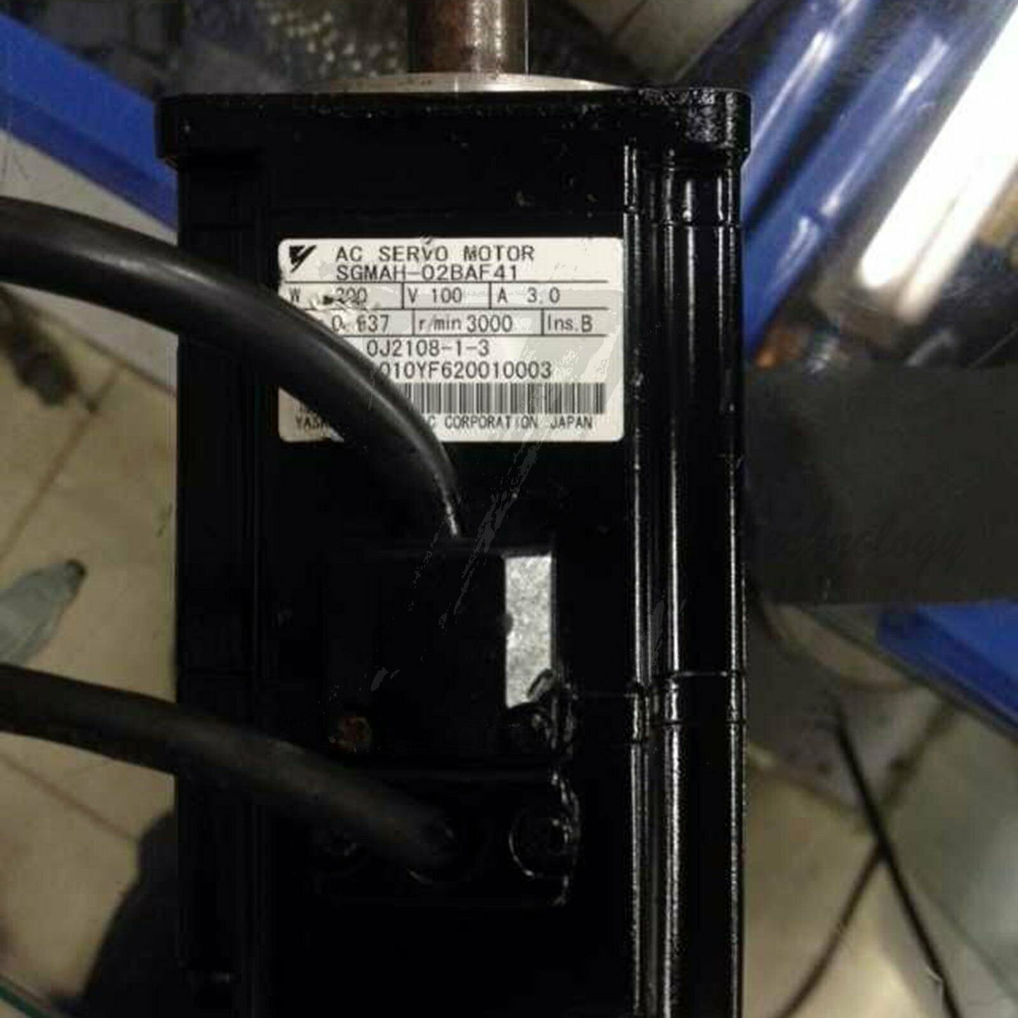 Used Yaskawa AC Servo Motor SGMAH-02BAF41 good - YASKAWA