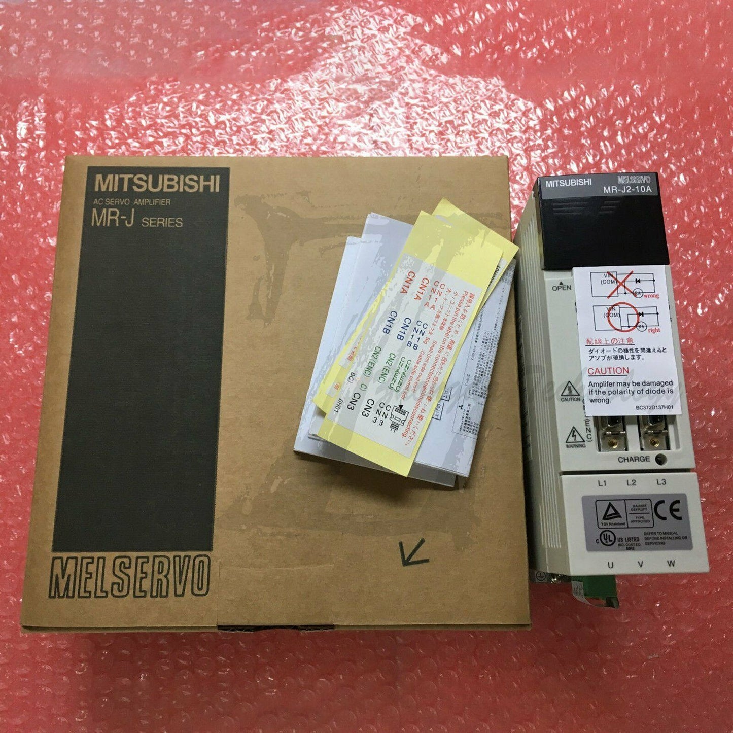 New Mitsubishi Servo Amplifier 3 Phase 200 V ac 10 A MR-J2-10A - MITSUBISHI