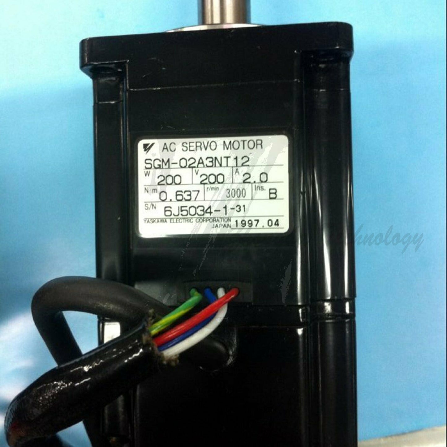 Used Yaskawa servo motor SGM-02A3NT12 good - YASKAWA