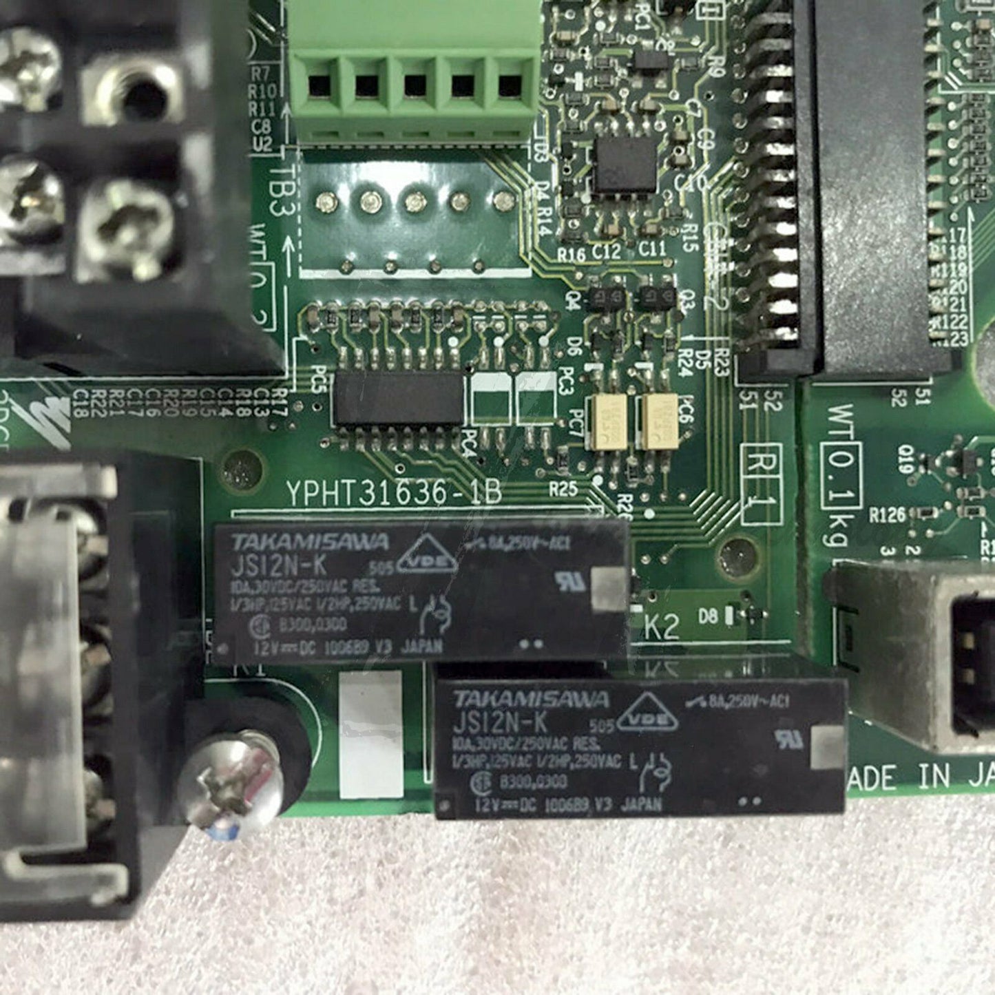 Used Yaskawa Terminal Board A1000 YPHT31636-1B ETC740120 - YASKAWA