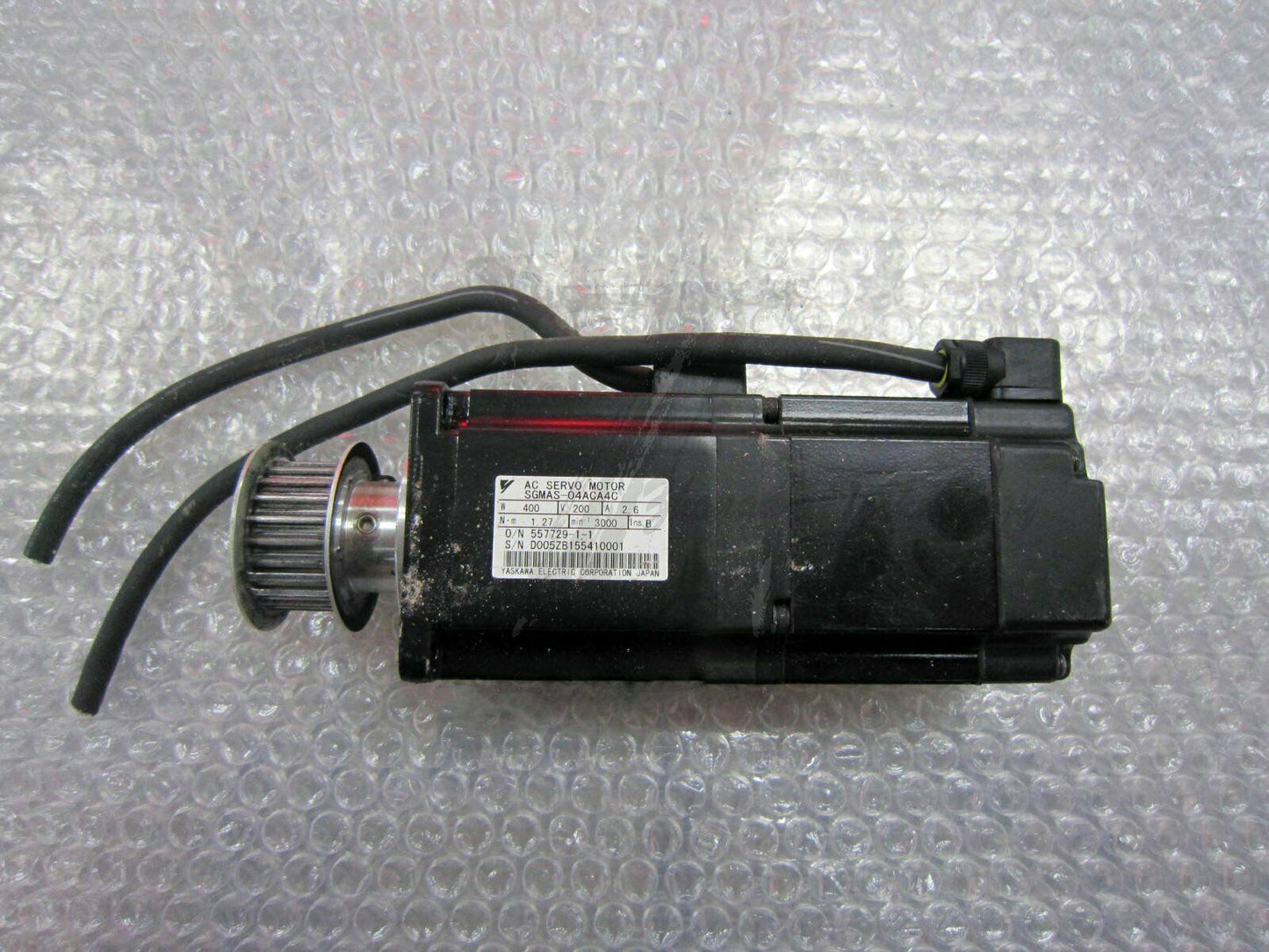 Used Yaskawa servo motor SGMAS-04ACA4C Tested In Good Condition - YASKAWA