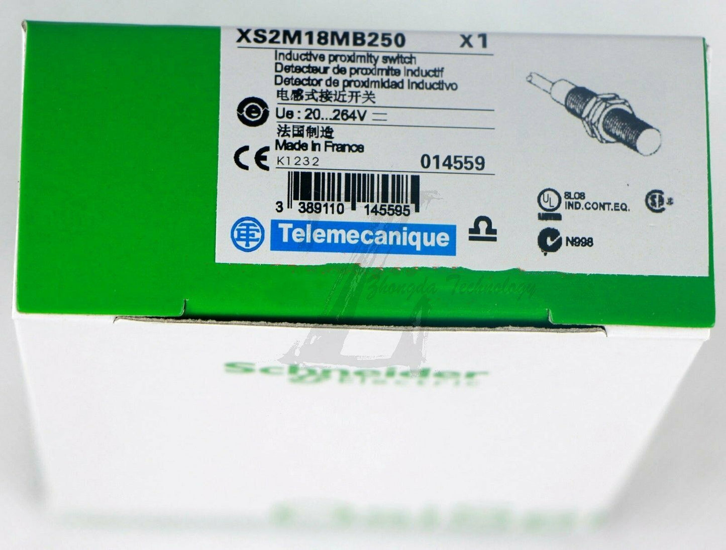 Schneider metal sensor XS2M18MB250 proximity switch - SCHNEIDER