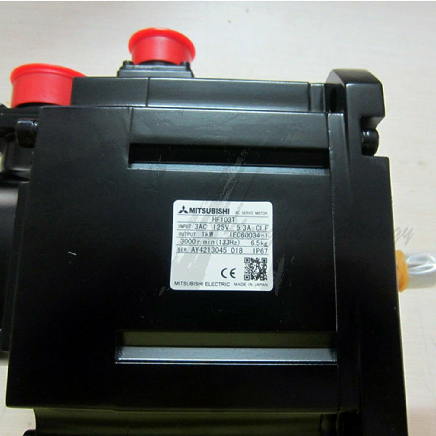 Used Mitsubishi servo motor HF103T Tested it In Good Condition - MITSUBISHI