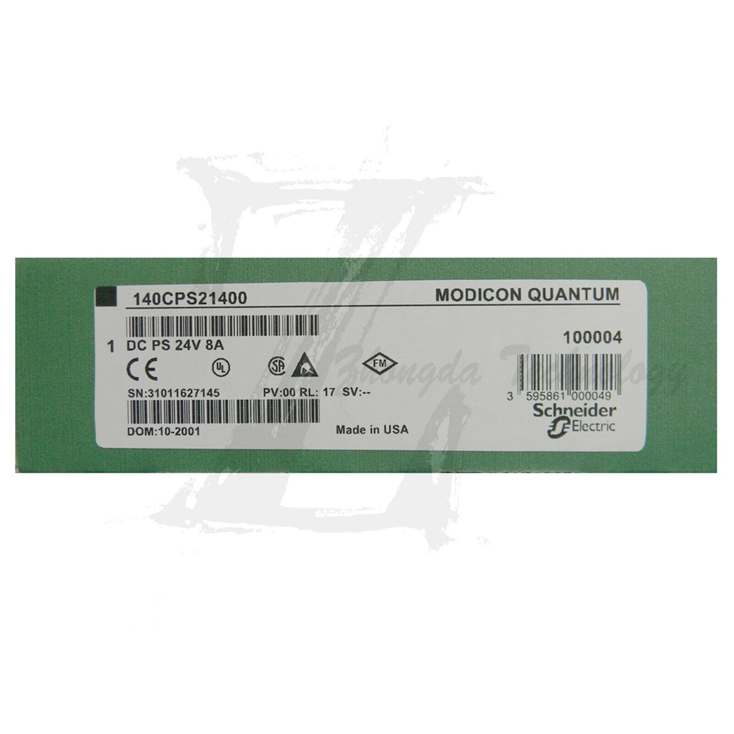 Schneider 140CPS12400 Power Module Modicon Quantum - 115 V/230 V AC - Redundancy - SCHNEIDER
