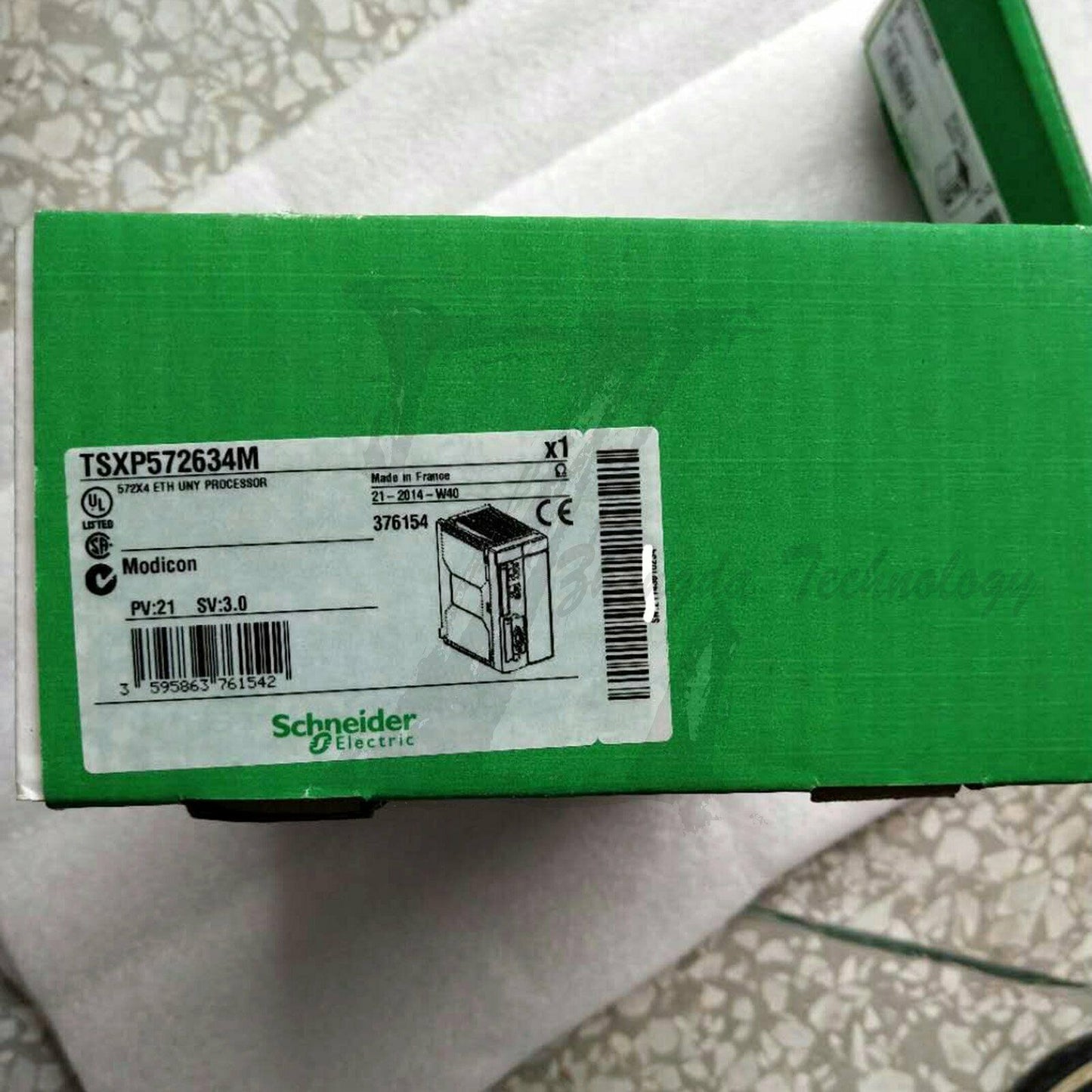 Schneider TSXP572634M Premium processor 160Kb, embedded Ethernet - SCHNEIDER