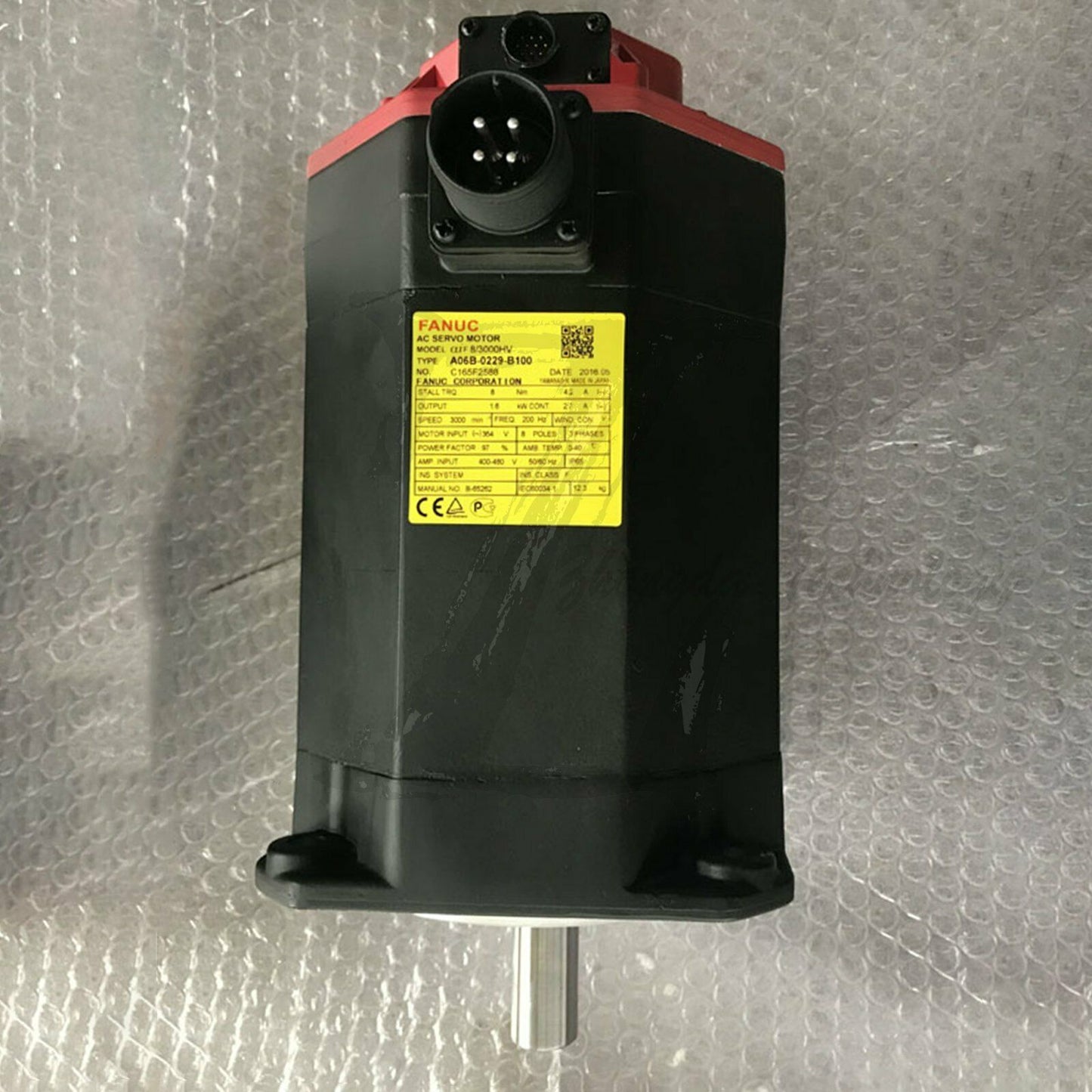 Used AC SERVO MOTOR MDL AiS8/4000, TAPER, a1000 A06B-0235-B000 - FANUC