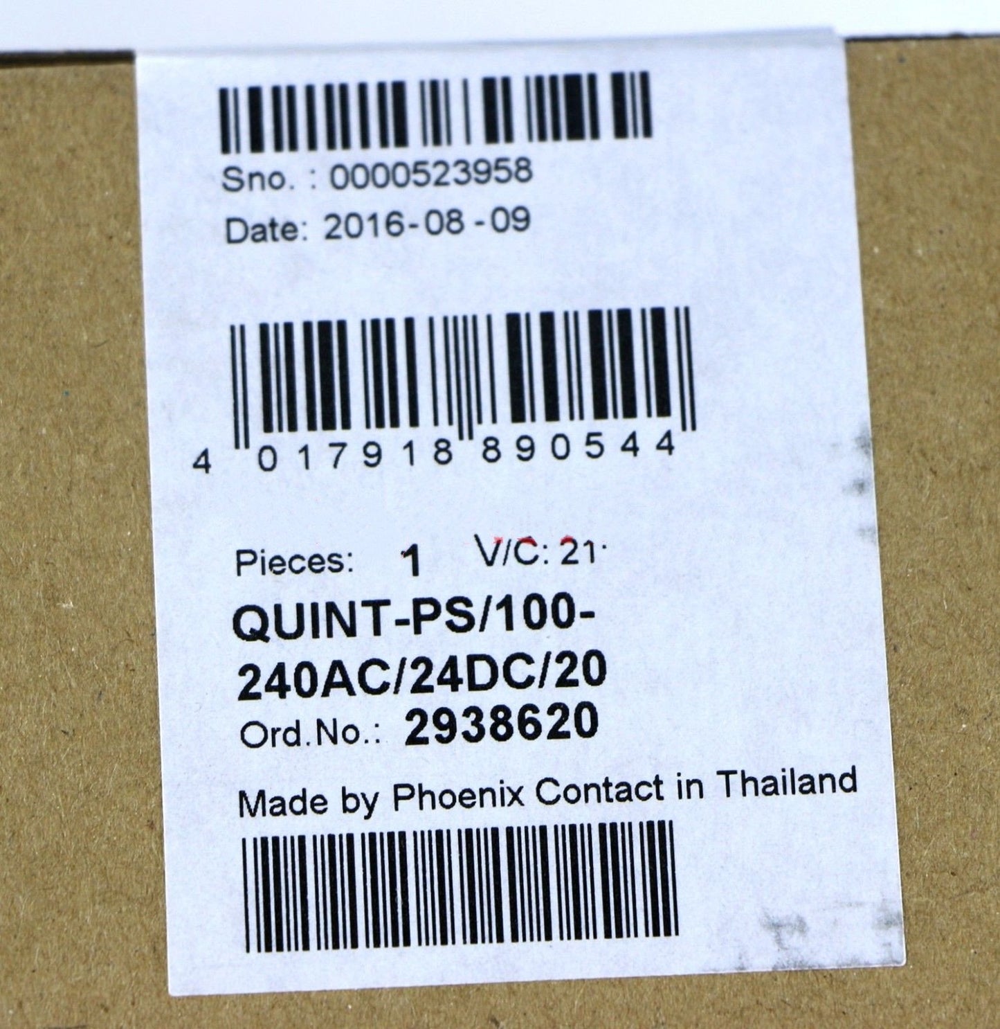 QUINT-PS-100-240A - PHOENIX CONTACT