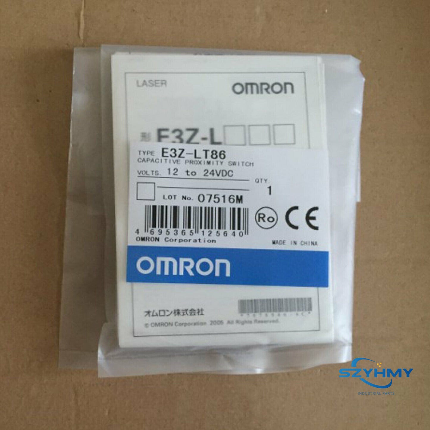 Omron E3Z-LT86 Photoelectric Sensor for Reliable Detection - OMRON
