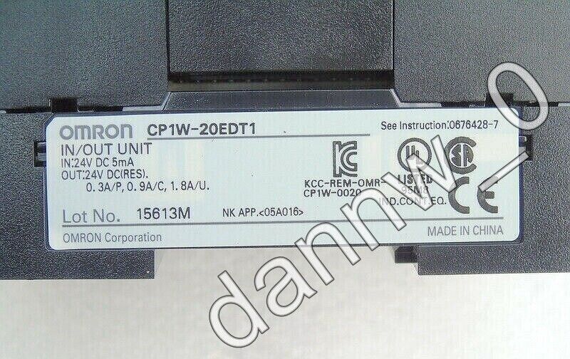 Omron CP1W-20EDT1 PLC Module - New In Box - OMRON