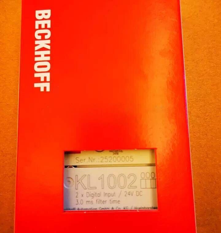 EtherCAT Terminal EL1002: 2-Channel Digital Input Module - OMRON OR ALLEN-BRADLEY