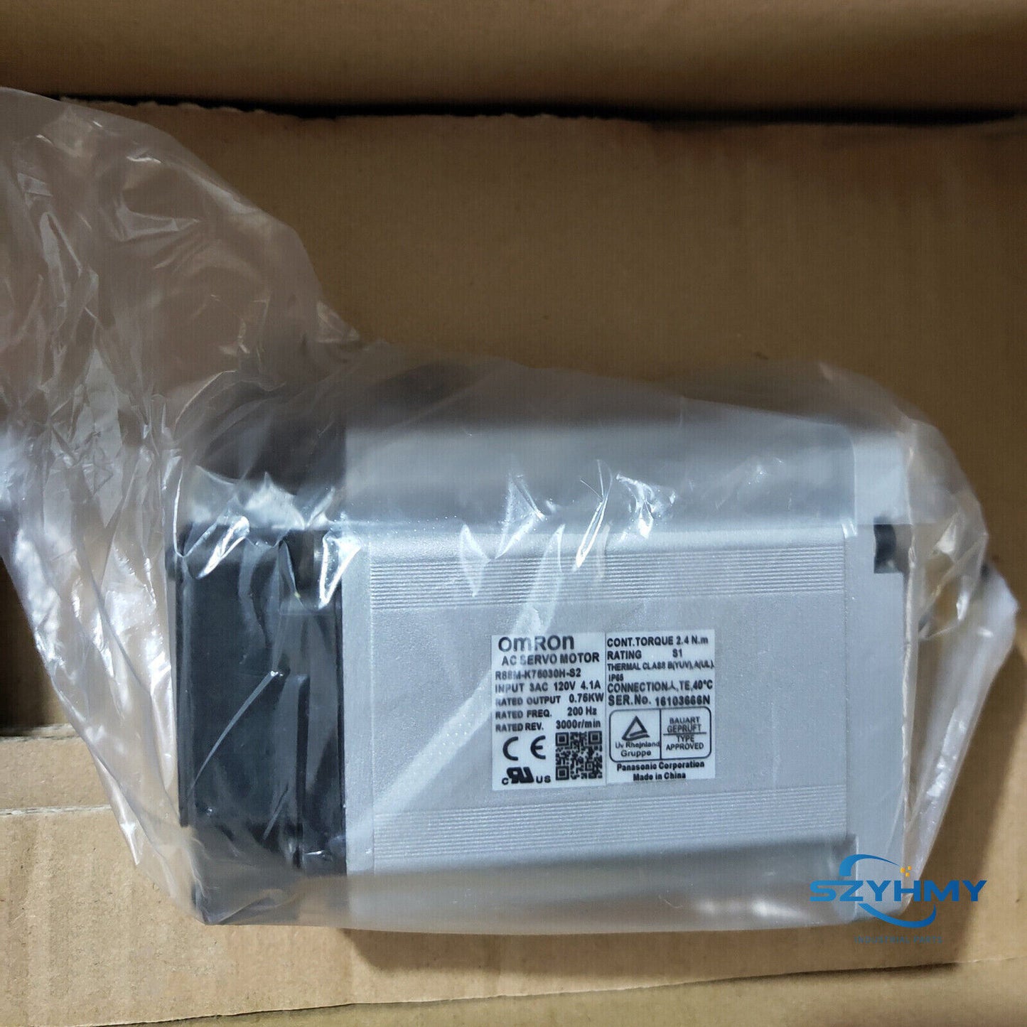 OMRON R88M-K75030H-S2 Servo Motor - New Model R88MK75030HS2 - OMRON