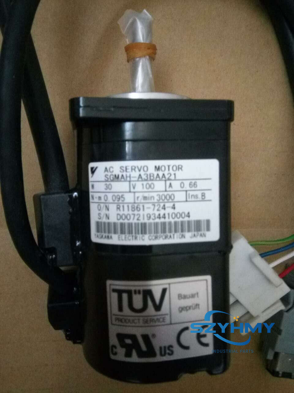 YASKAWA SGMAH-A3BAA21 AC Servo Motor - New Condition - YASKAWA