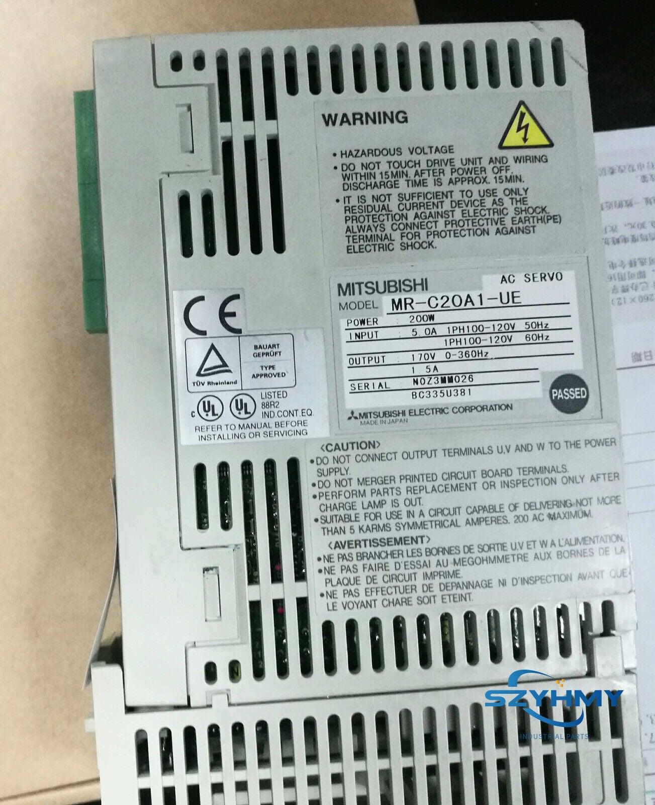 1PC MITSUBISHI MR-C20A1-UE Servo Driver MRC20A1UE New In Box - MITSUBISHI