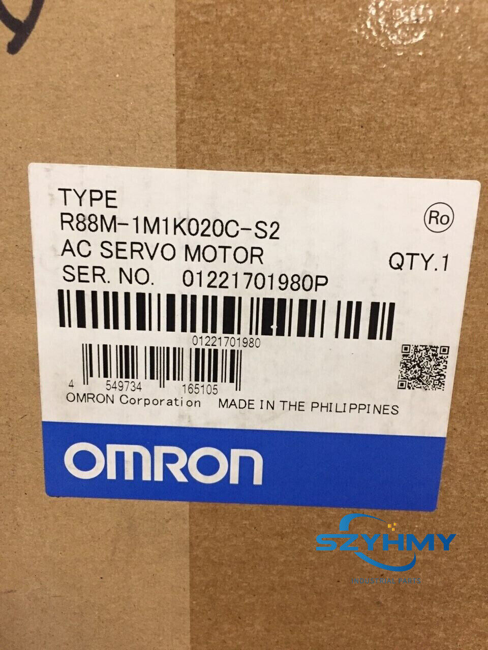 OMRON R88M-1M1K020C-S2 AC Servo Motor - High Performance and Reliability - KOEED