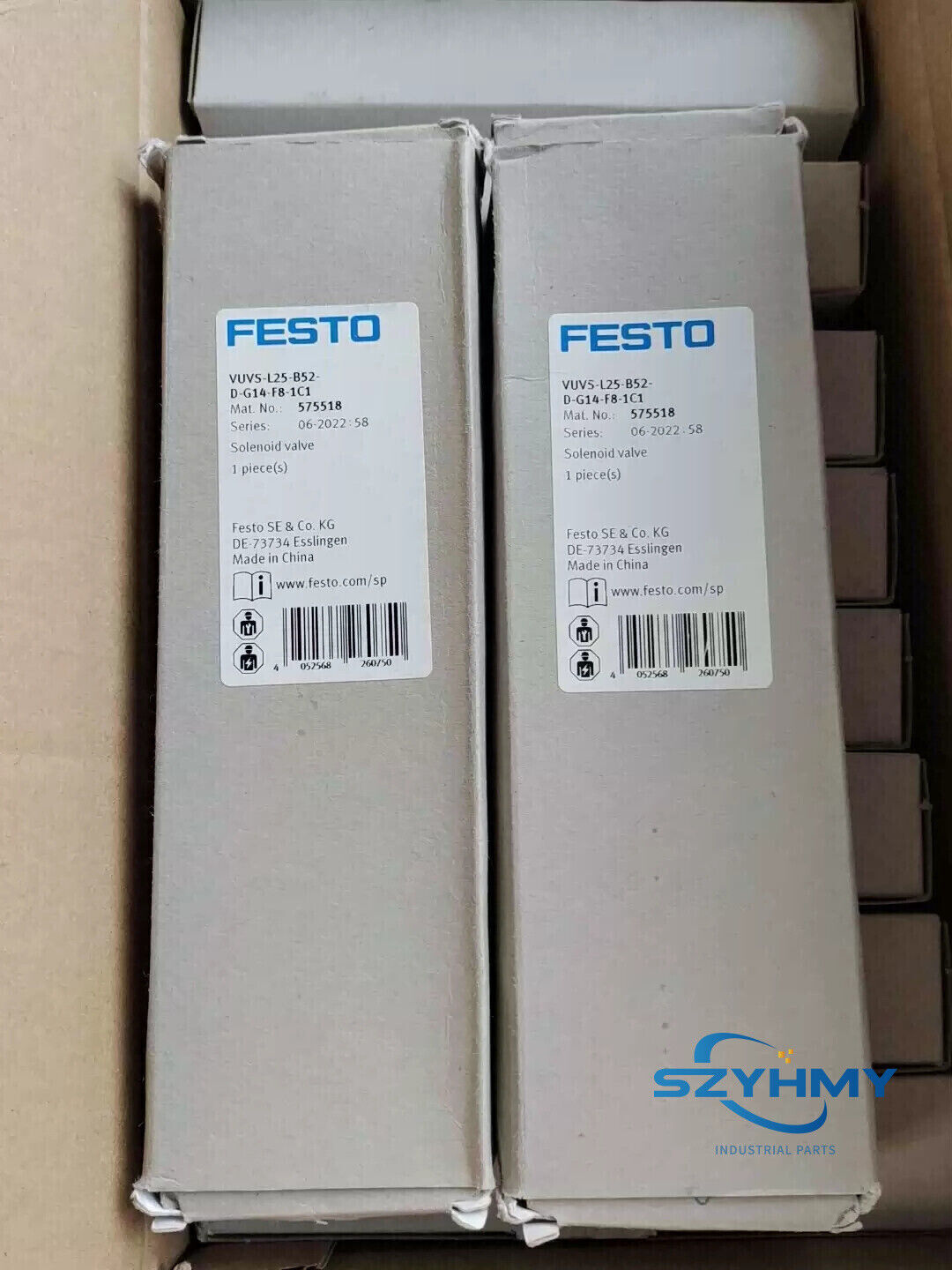 Festo VUVS-L25-B52-D-G14-F8-1C1 Solenoid Valve - 1pc New - FESTO