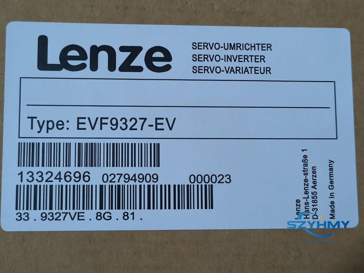 1PC LENZE EVF9327-EV Inverter - New in Box - LENZE