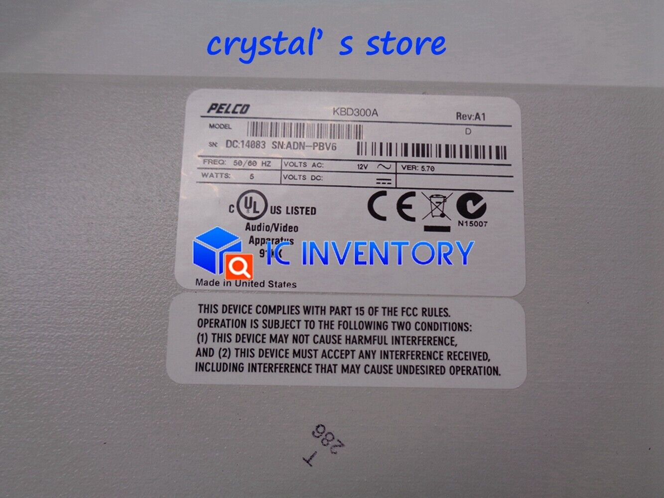 Pelco KBD300A Keyboard Controller for Surveillance Systems - PELCO